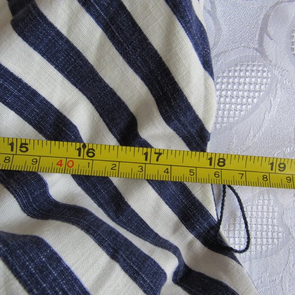 TALBOTS SHORELINE Chevron Striped Dress Size 16P - Picture 6 of 13